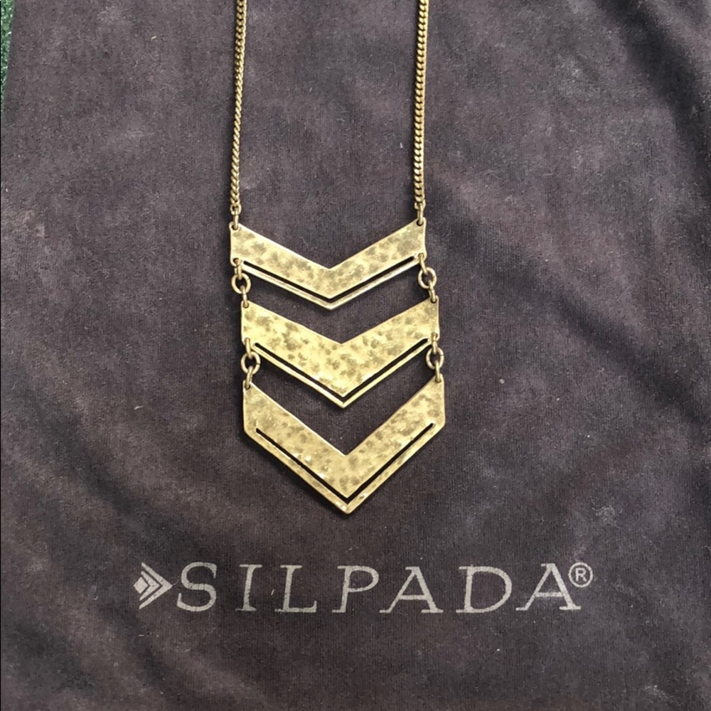 Silpada K&R Chevron Necklace